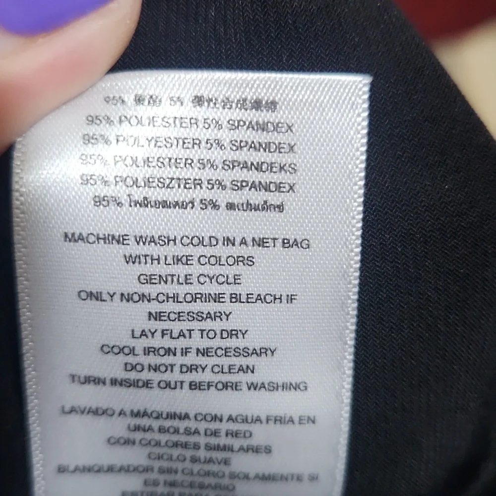 Michael Kors SZ L Black Blouse - Picture 6 of 6